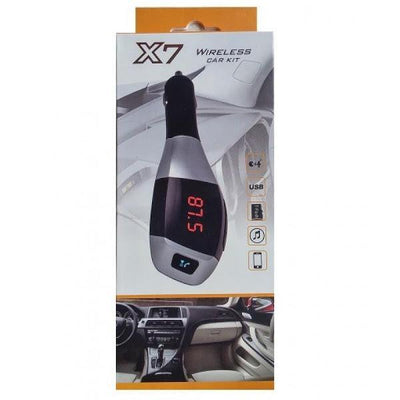 Car Kit Auto Bluetooth X7 cu functie de modulator FM - Tenq.ro