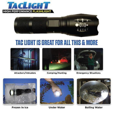 Lanterna tactica Tac Light 5 moduri luminare - Tenq.ro
