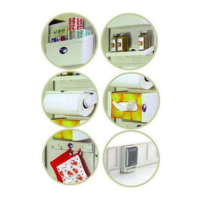 Dispenser bucatarie 5 in 1 cu magnet pentru frigider - Tenq.ro