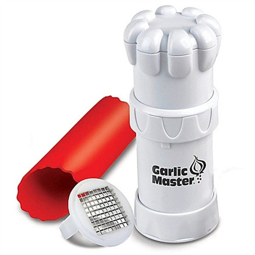 Dispozitiv de tocat si maruntit usturoi, Garlic Master 3 in 1