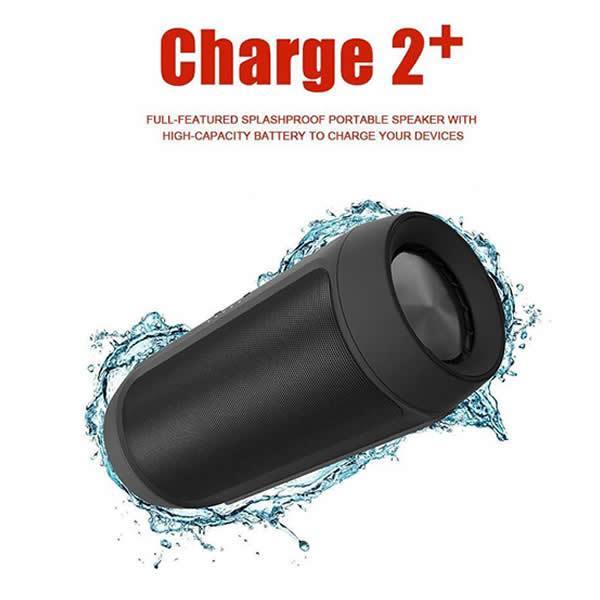 Boxa portabila Bluetooth Charge 2+ prevazuta cu doua difuzoare si multiple functii - Tenq.ro