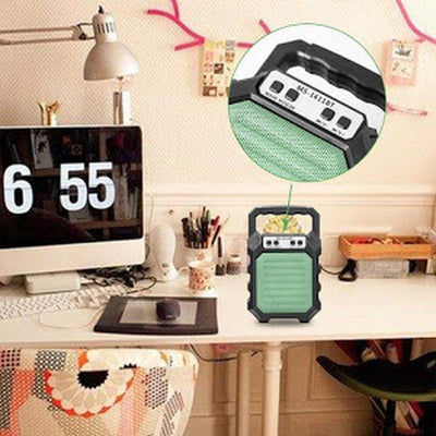 Boxa Bluetooth portabila cu radio, USB, TF, FM, acumulator 600 mAH