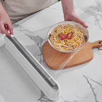 Dispenser folie alimentara stretch, cu magnet, lama de taiere, 38 cm - imagine 8