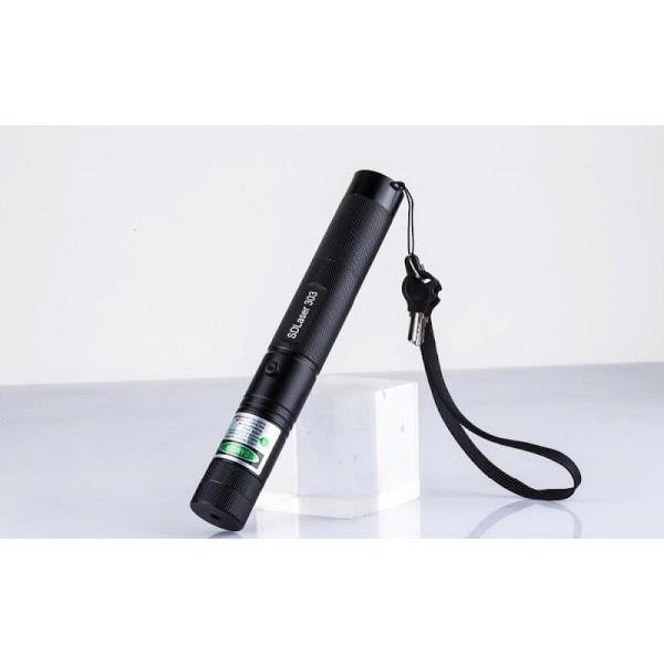 Laser puternic 3D verde cu 3 fascicule. Raza de lumina 10 km - Tenq.ro