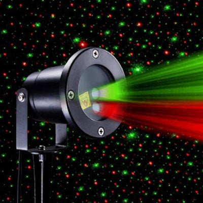 Proiector metalic laser pentru exterior cu jocuri de lumini